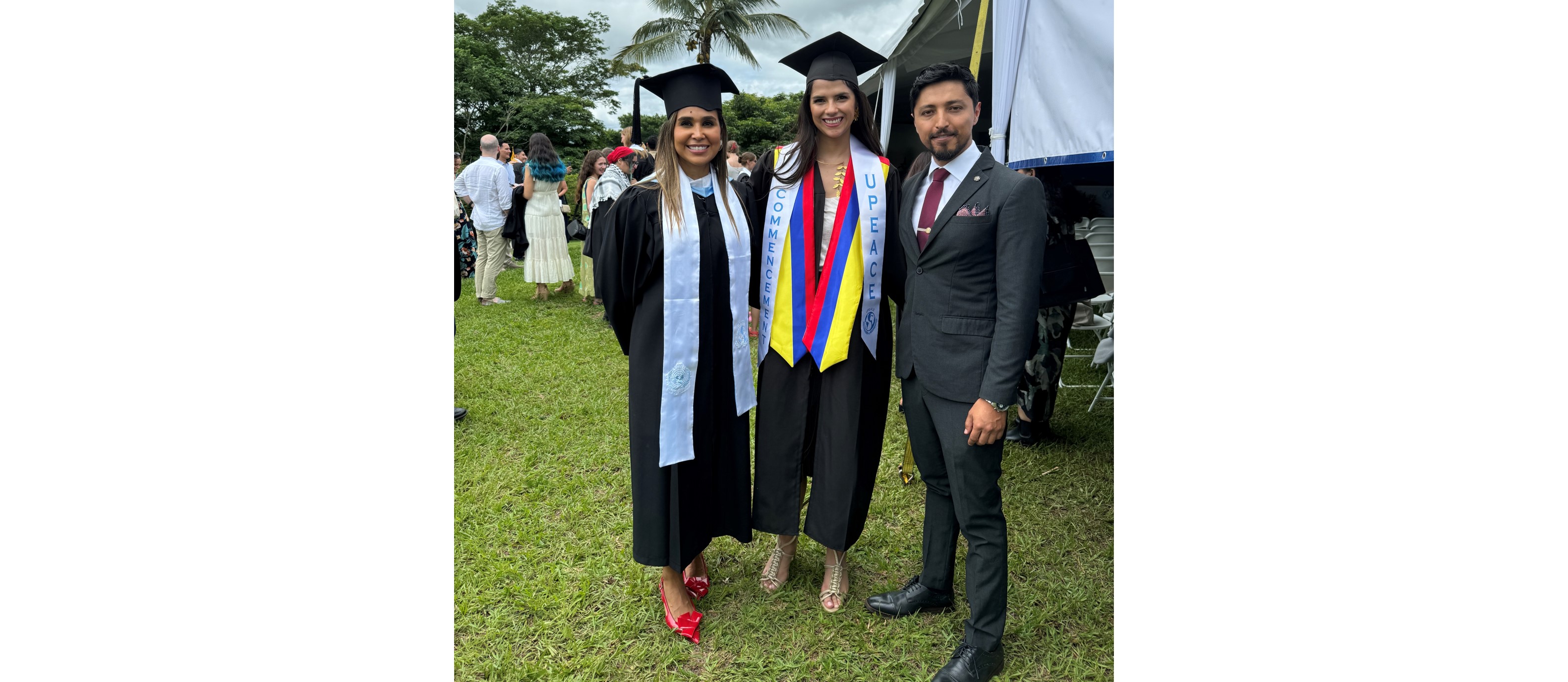 La Embajada de Colombia en Costa Rica celebra la graduación de estudiantes colombianos en la Universidad para la Paz de la ONU