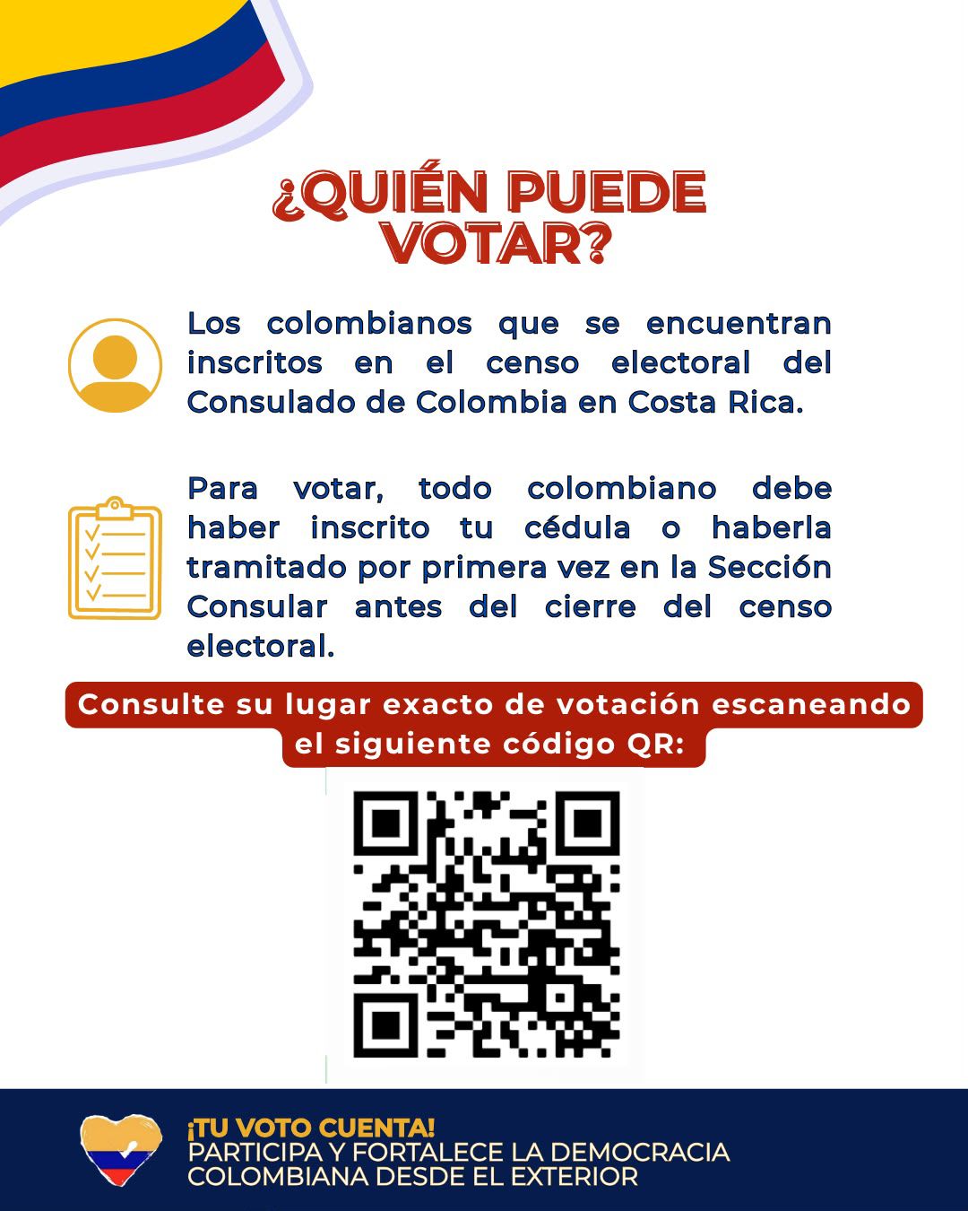 ELECCIONES EN SEGUNDA VUELTA DE PRESIDENTE Y VICEPRESIDENTE DE LA REPÚBLICA DE COLOMBIA EN COSTA RICA