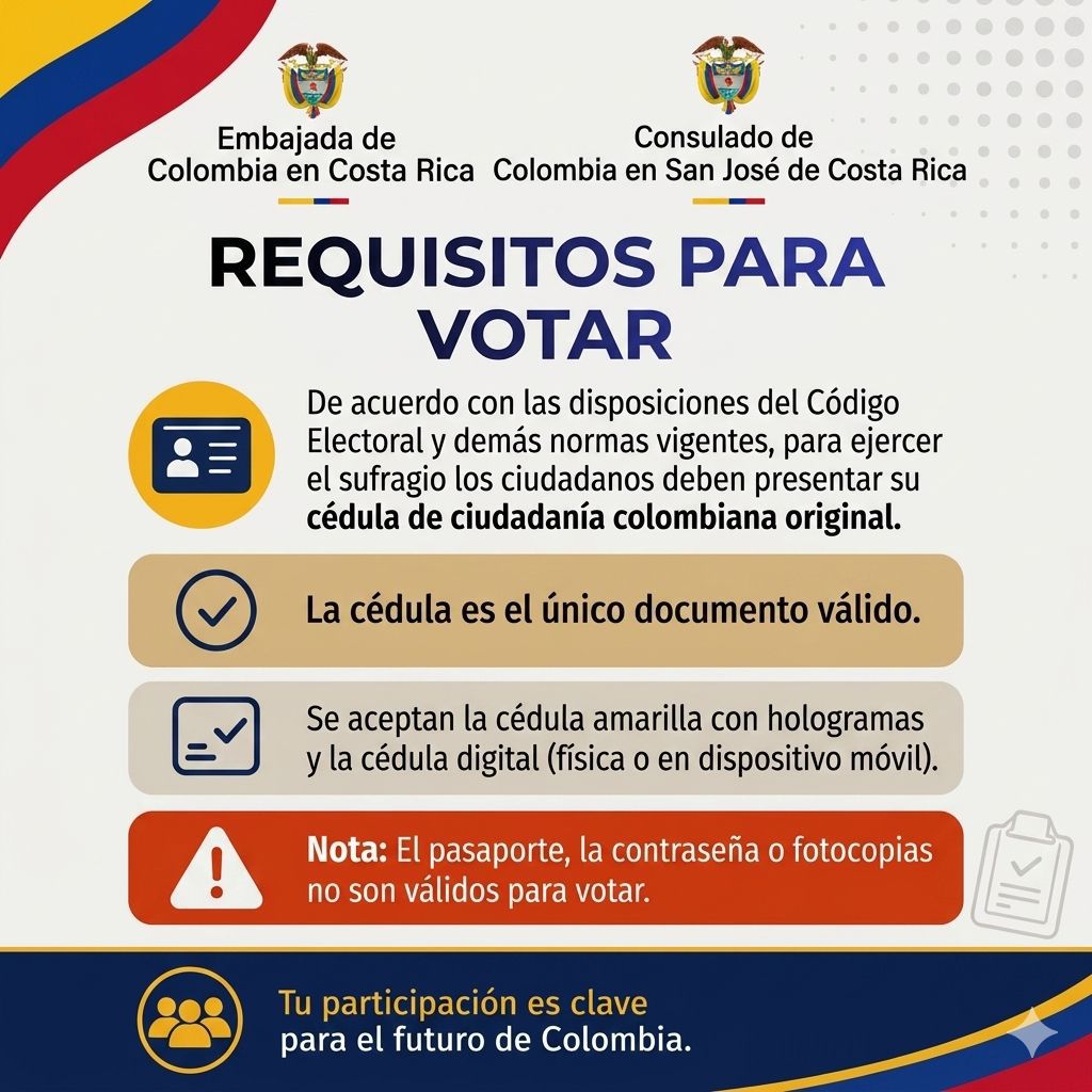 ELECCIONES EN SEGUNDA VUELTA DE PRESIDENTE Y VICEPRESIDENTE DE LA REPÚBLICA DE COLOMBIA EN COSTA RICA