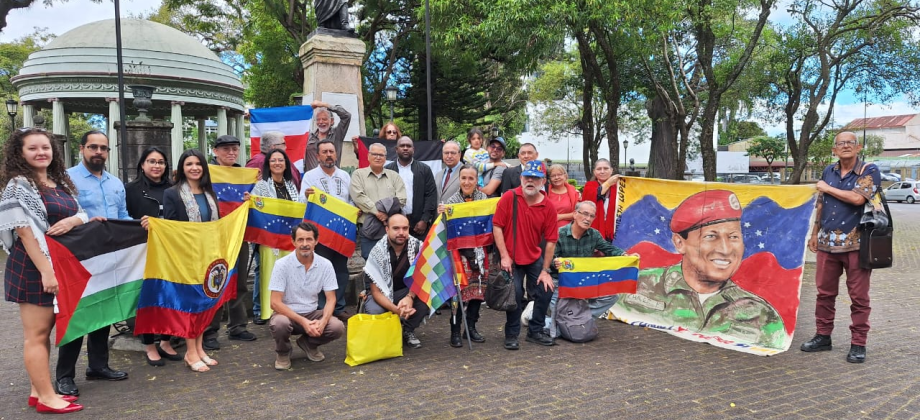 Embajada de Colombia en Costa Rica participa en Homenaje al Libertador Simón Bolívar