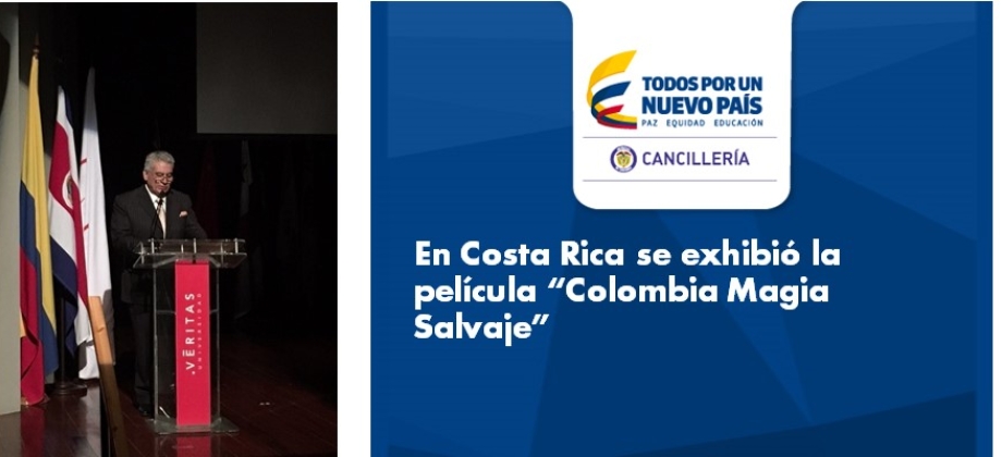 Se exhibió la película “Colombia Magia Salvaje” 